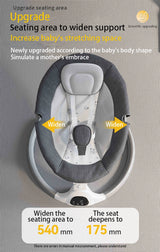 Berceau électrique bébé Bluetooth musique télécommande moustiquaire multifonctionnel