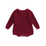 Barboteuse tricot bébé Mybooni | Pull manches longues — Garçon & Fille 0-2 ans
