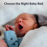 Lit de voyage bébé pliable avec matelas et roulettes silencieuses - cododo XYT-001