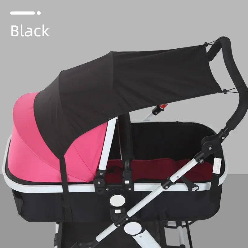Pare-soleil poussette universel protection UV - voile carrosserie landau siège auto visière soleil