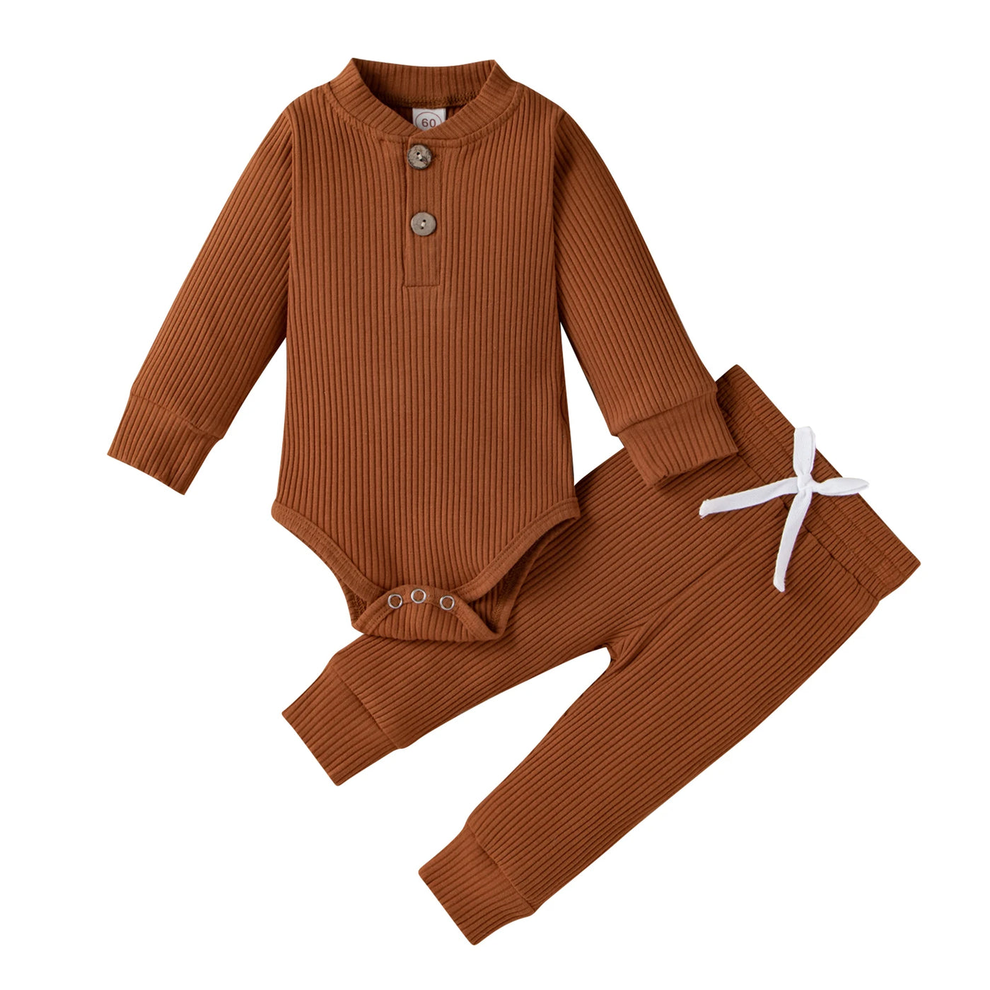 Ensemble 2 pièces bébé Mybooni — Body et pantalon élastique nouveau-né