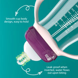 Biberon anti-colique col large Bouni — Bille de gravité tétine silicone