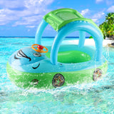 Bouée voiture gonflable pour enfant - flotteur piscine bébé 4-6 ans
