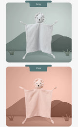 Serviette confort bébé mousseline coton - doudou bandana nouveau-né jouet éveil apaisement sommeil