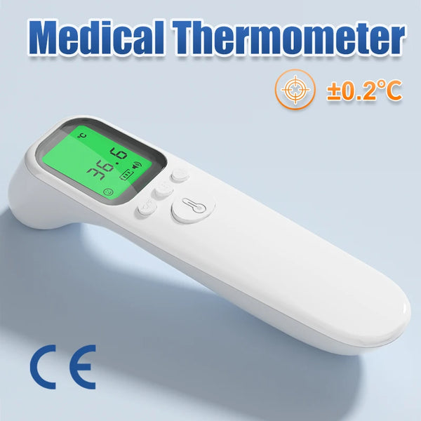 Thermomètre frontal sans contact Mybooni — Alerte fièvre, résultat en 1 seconde