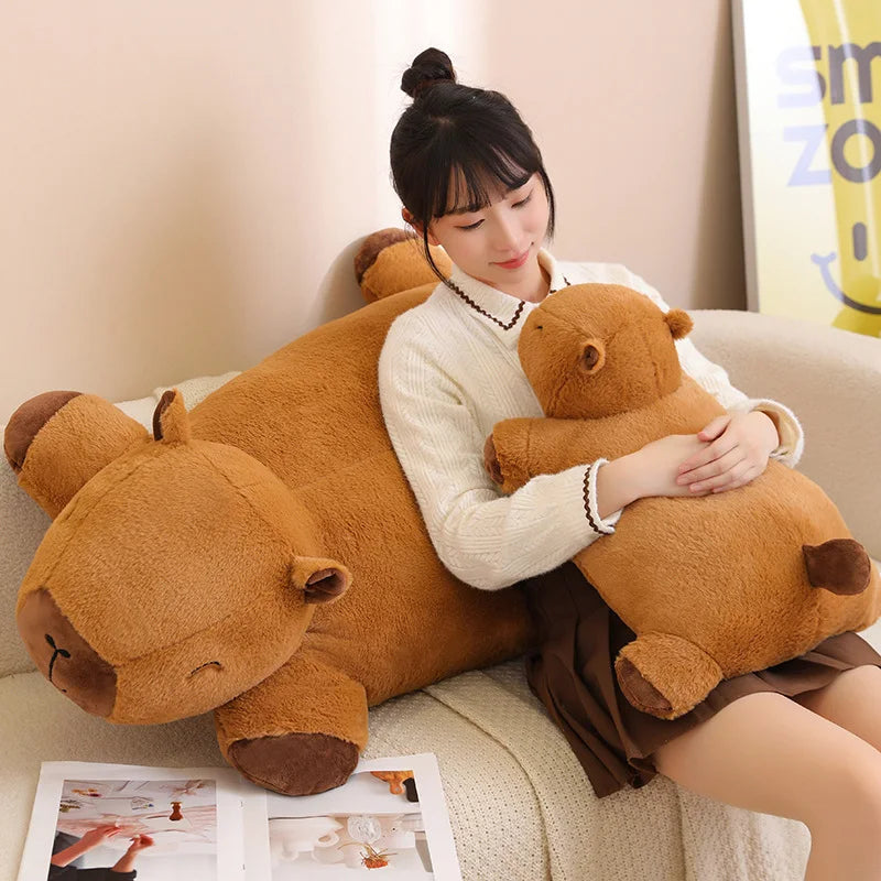 Giant Kawaii Capybara Plush Doll Floor Mat High — vue complémentaire 6