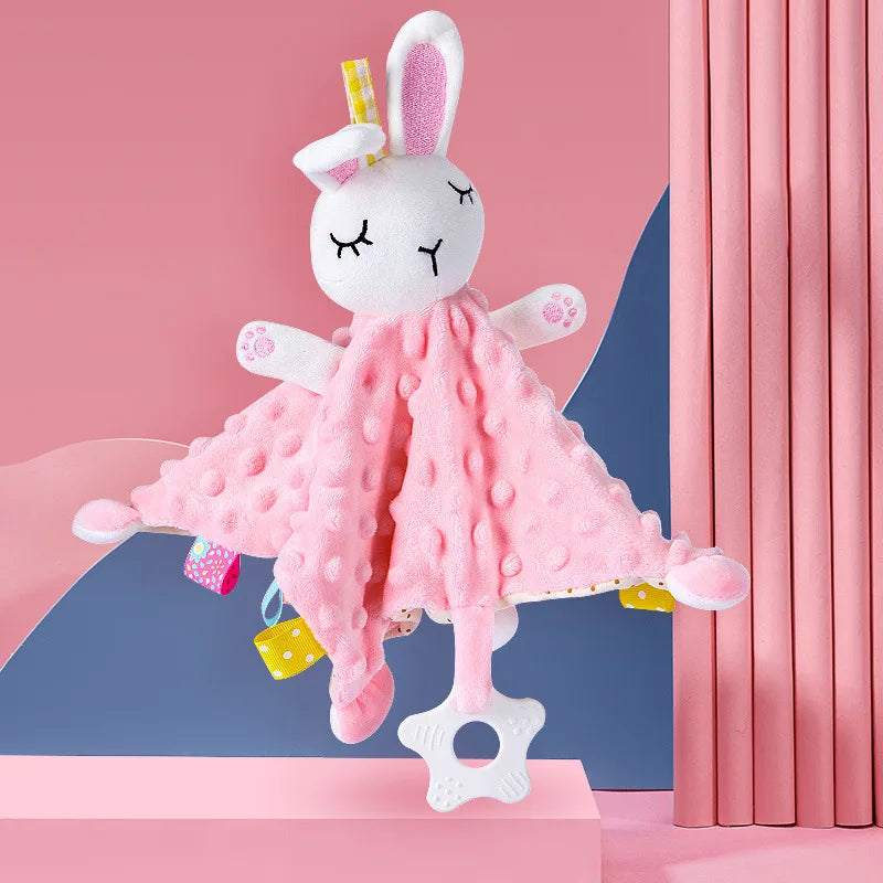 Doudou réconfort lapin-éléphant Mybooni — Couverture sécurité compagnon sommeil