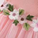 Summer New Waist Line Flower Mesh Yarn Skirt Gi avec accessoires inclus | Bouni