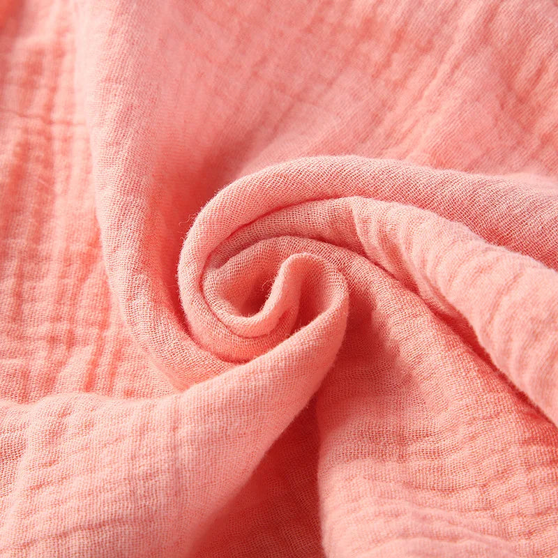 Doudou chat en mousseline coton pour nouveau-né