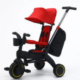 Poussette PANGDUBE pliable 6,8 kg légère tricycle bébé 1-6 ans