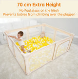 Parc bébé pliant PANGDUBE grande taille - aire de jeu portable sécurisée bébé enfant