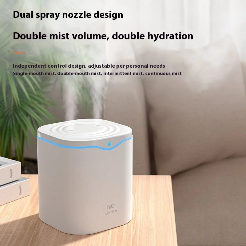 Humidificateur 2L double spray USB Mybooni — Silencieux sans fil chambre et bureau
