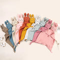 Doudou chat en mousseline coton pour nouveau-né
