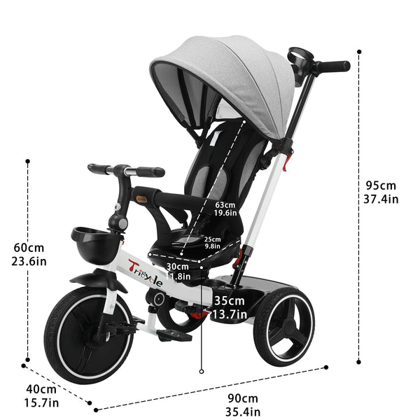 Poussette bébé — vue face | Bouni