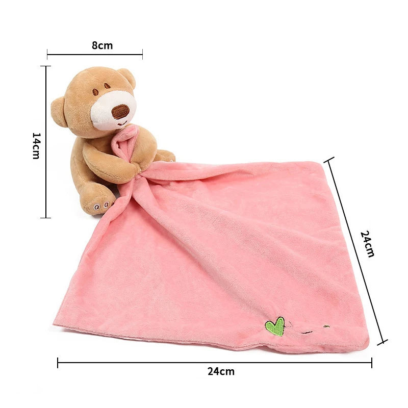 Doudou réconfort lapin-éléphant Bouni — Couverture sécurité compagnon sommeil
