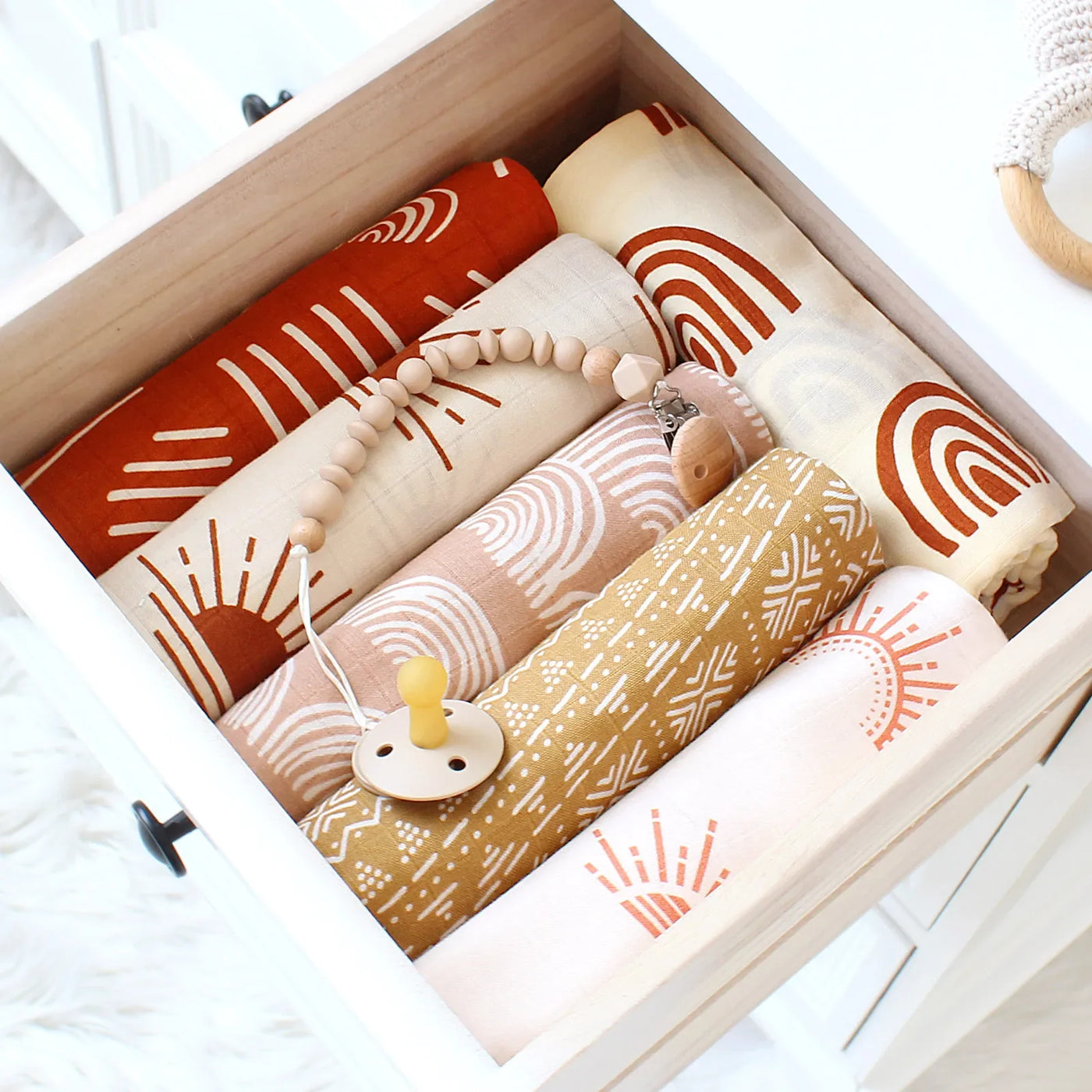 Couverture emmaillotage avec accessoires inclus | Bouni