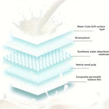 100 coussinets allaitement jetables doux - protège-seins confortables polyester blanc pour maman