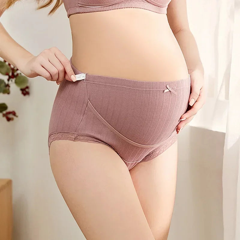Culotte maternité coton taille haute Mybooni — Sous-vêtement grossesse