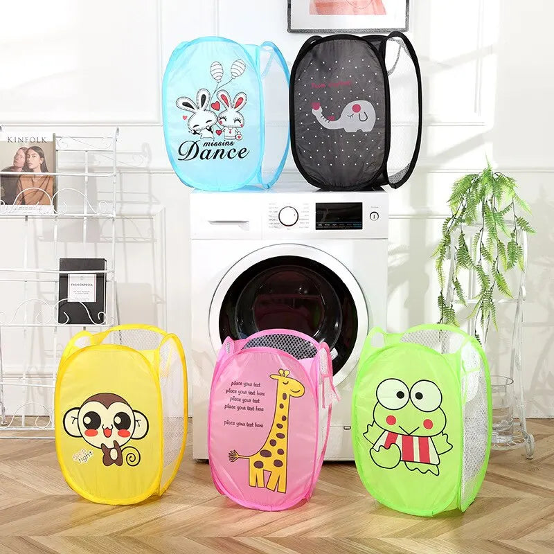 Cartoon Printed Foldable Laundry Basket Nylon M — vue complémentaire 19