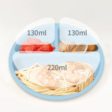 Set repas bébé silicone sans BPA ventouse - bol assiette tasse paille cuillère fourchette enfant