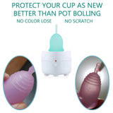 Stérilisateur vapeur portable - coupe menstruelle tétines et petits accessoires bébé