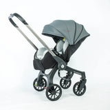 Poussette 4-en-1 multifonctionnelle pliable avec siège auto bébé EU Stock