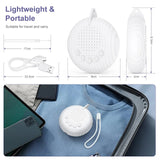 Machine à bruit blanc portable Mybooni — 10 sons apaisants rechargeable USB