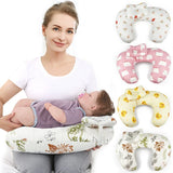 Coussin d'allaitement en U multifonctionnel lavable en machine soutien cou taille