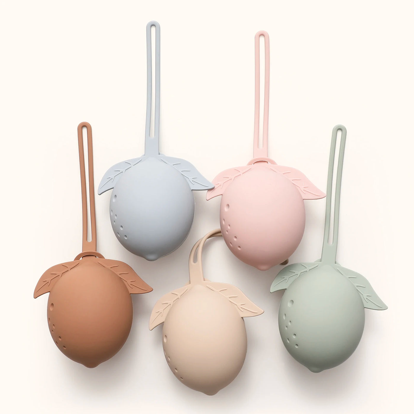 Boîte à tétine silicone design citron pour bébé