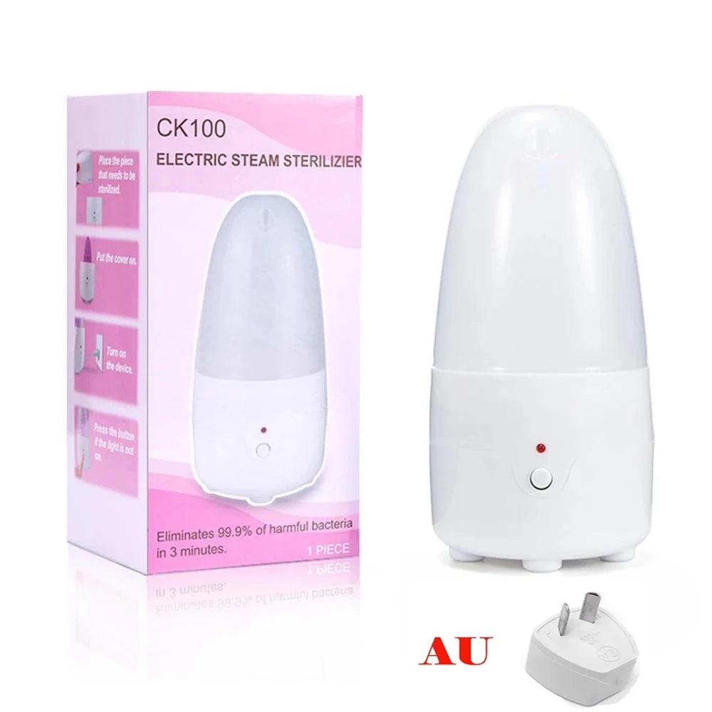 Stérilisateur vapeur portable - coupe menstruelle tétines et petits accessoires bébé