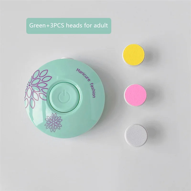 Lime à ongles électrique bébé Mybooni — Set manucure cartoon nourrisson et adulte