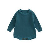 Barboteuse tricot bébé Mybooni | Pull manches longues — Garçon & Fille 0-2 ans