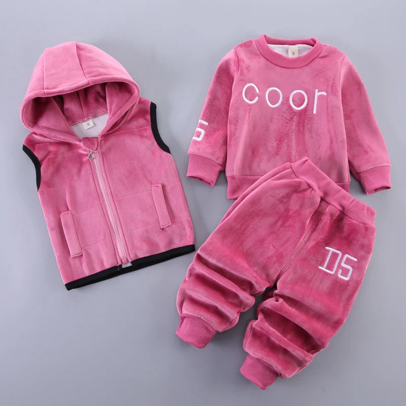 Ensemble sweat capuche bébé Mybooni — Haut et pantalon automne hiver