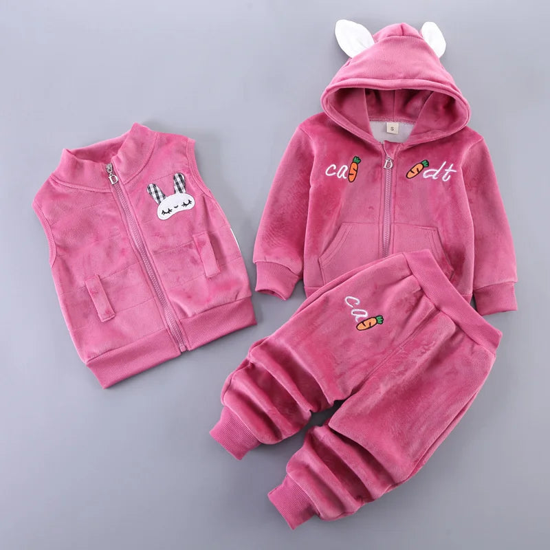 Ensemble sweat capuche bébé Mybooni — Haut et pantalon automne hiver