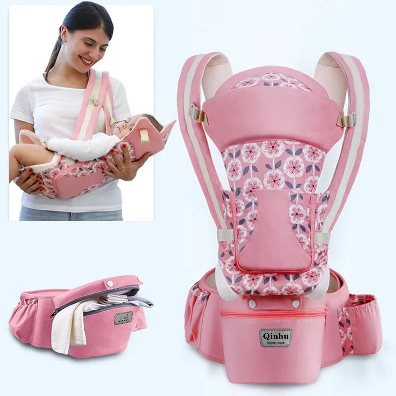 Porte-bébé ergonomique nouveau-né sac à dos - siège hanches face avant kangourou écharpe voyage
