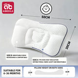 Oreiller orthopédique bébé Bouni — Anti-tête plate, ergonomique, pour nouveau-né