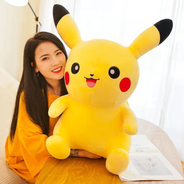 Doudou bébé Pikachu laugh en situation d'utilisation
