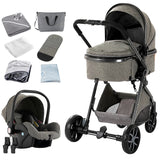 Système voyage 3-en-1 Mybooni — Siège auto harnais sécurité nouveau-né