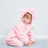 Pyjama combinaison polaire Mybooni — Motif licorne, lapin et dinosaure