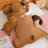 Giant Kawaii Capybara Plush Doll Floor Mat High — vue complémentaire 2