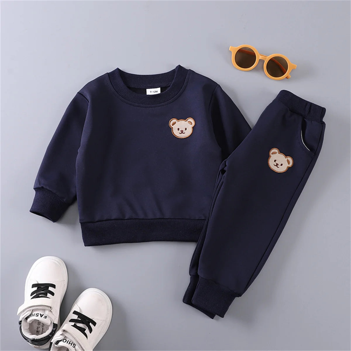 Ensemble 2 pièces Petit Ours bébé Mybooni — Haut + Pantalon 3M-6ans