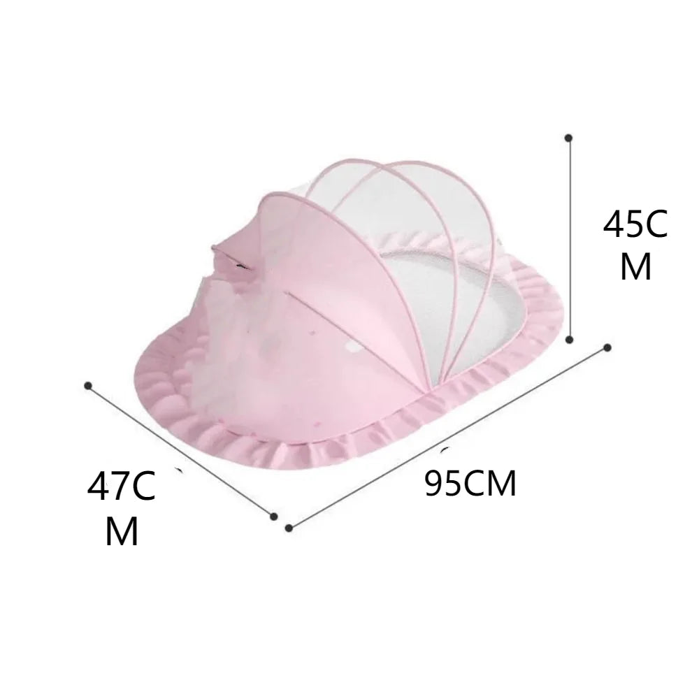 Moustiquaire lit pliable bébé - baldaquin yourte ombrage protection insectes
